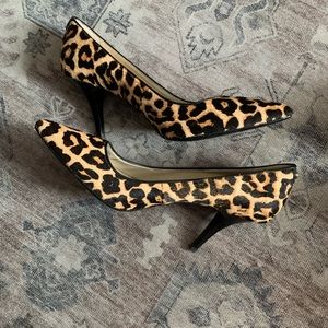 Michael Kors Gretel Leopard Print Pumps